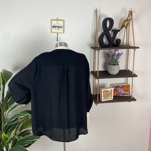 Torrid Black Harper Blouse - Picture 5 of 5